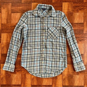Aeropostale Flannel Multi Plaid Blue Women’s Small